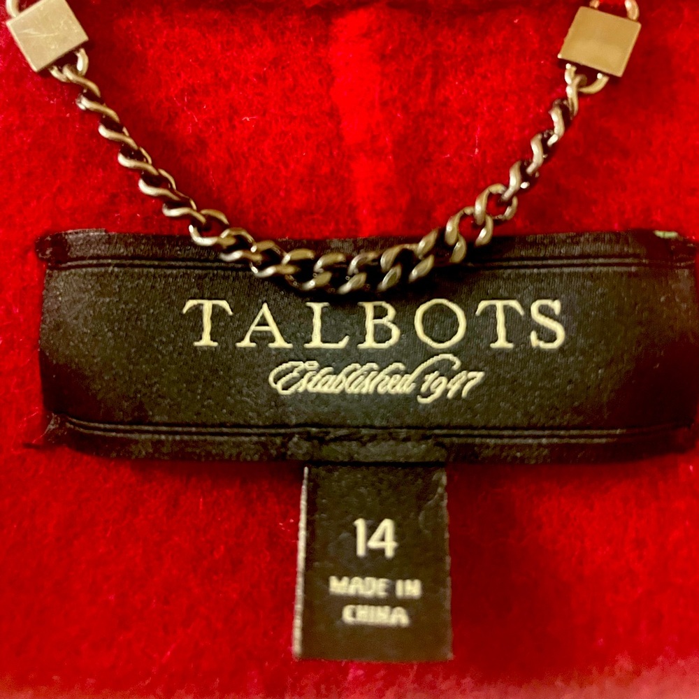 Pre-Owned Talbots Red Wool Jacket